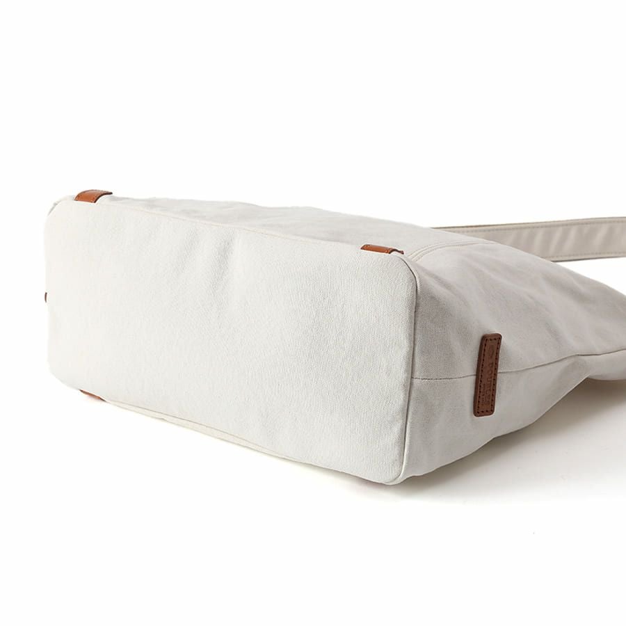 DOUBLES ショルダーバッグ 国産帆布10号×牛革 BQZ-7437