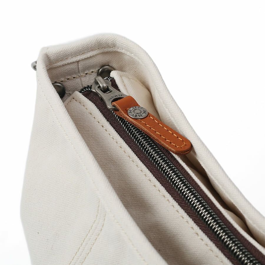 DOUBLES ショルダーバッグ 国産帆布10号×牛革 BQZ-7437