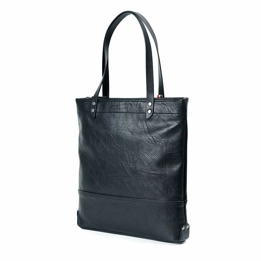 MOUSTACHE トートバッグ 合皮×イタリアンヌメ牛革 VYE-4818