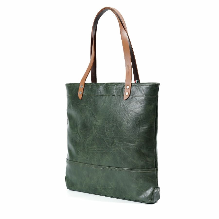 公式】 MOUSTACHE トートバッグ 合皮×イタリアンヌメ牛革 VYE-4818