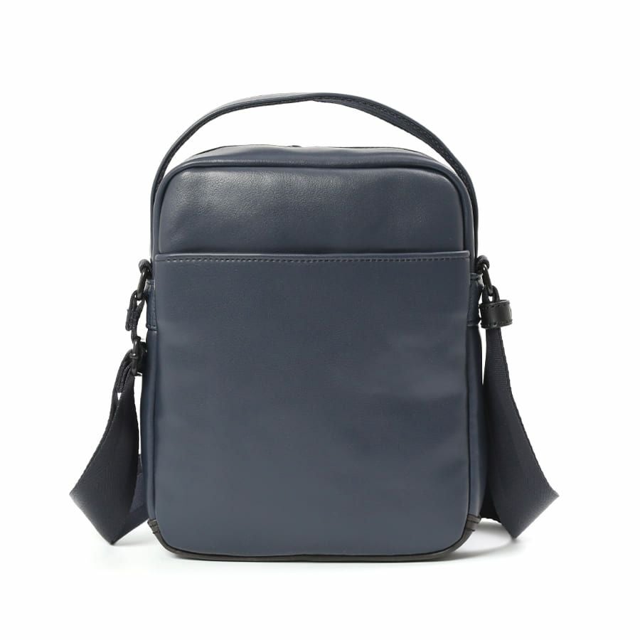 MOUSTACHE ショルダーバッグ スムース合皮×シボ合皮×イタリアン牛革 VZN-0456