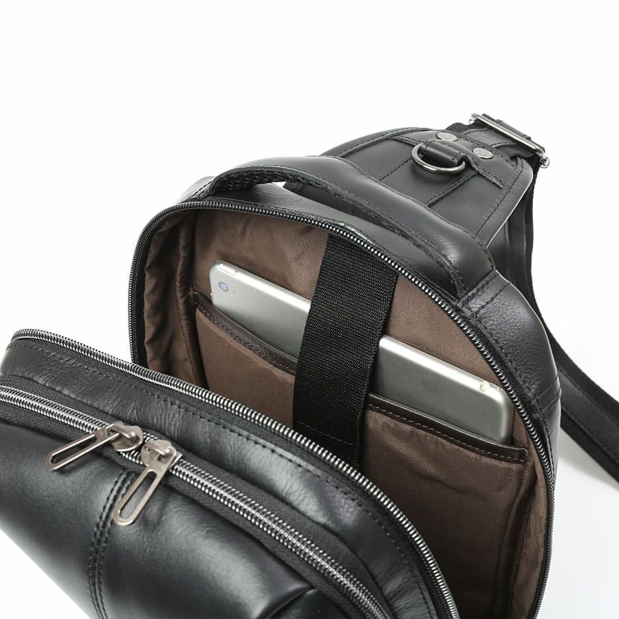 DOUBLES ボディバッグ 牛革 JDL-1375