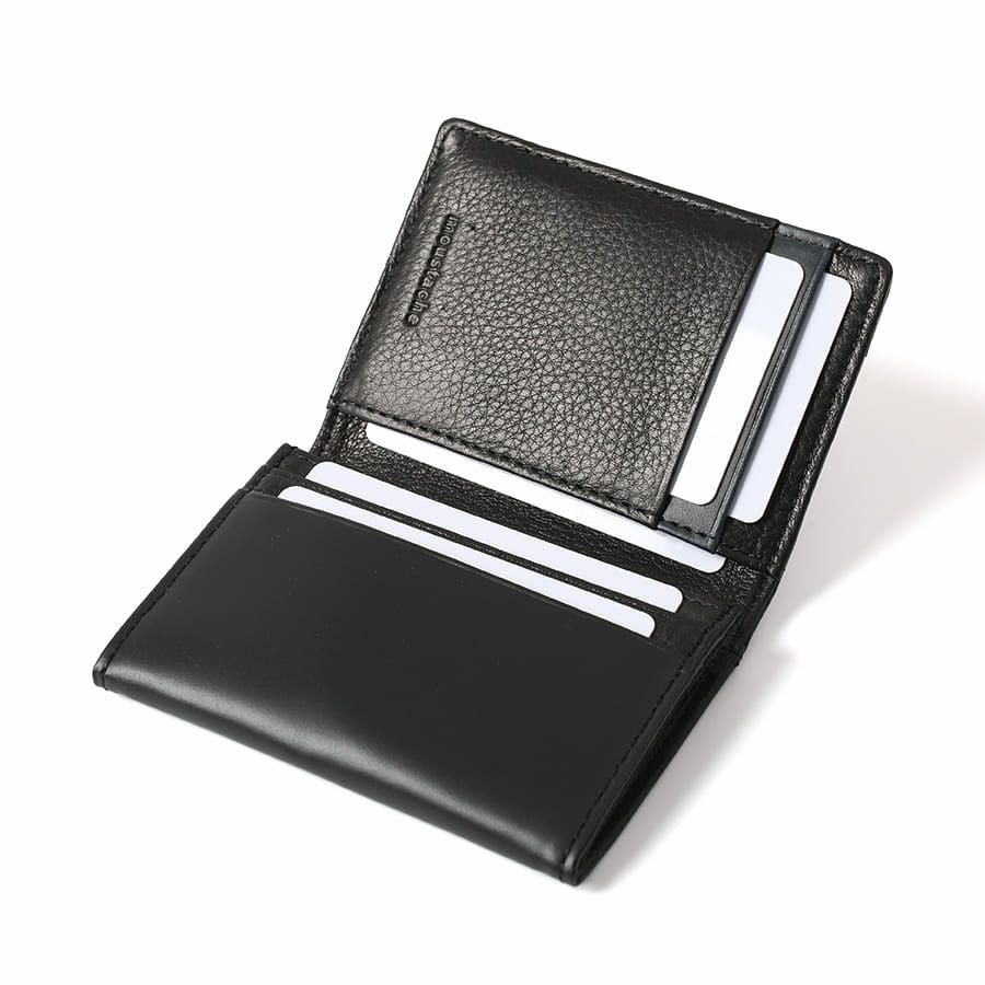 MOUSTACHE 名刺入れ プルアップ牛革×牛革 DDP-0420