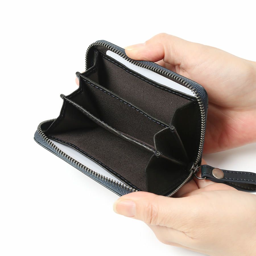 MOUSTACHE コインケース プルアップ牛革×牛革 DDP-0421