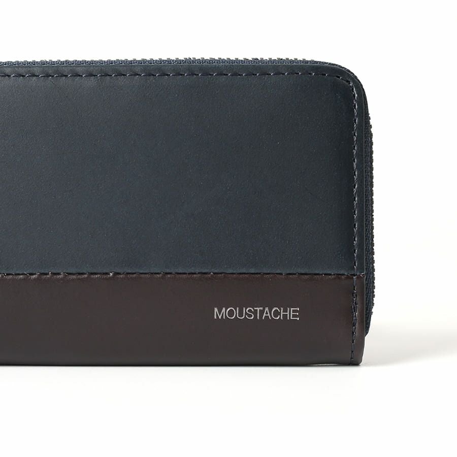 公式】 MOUSTACHE コインケース プルアップ牛革×牛革 DDP-0421