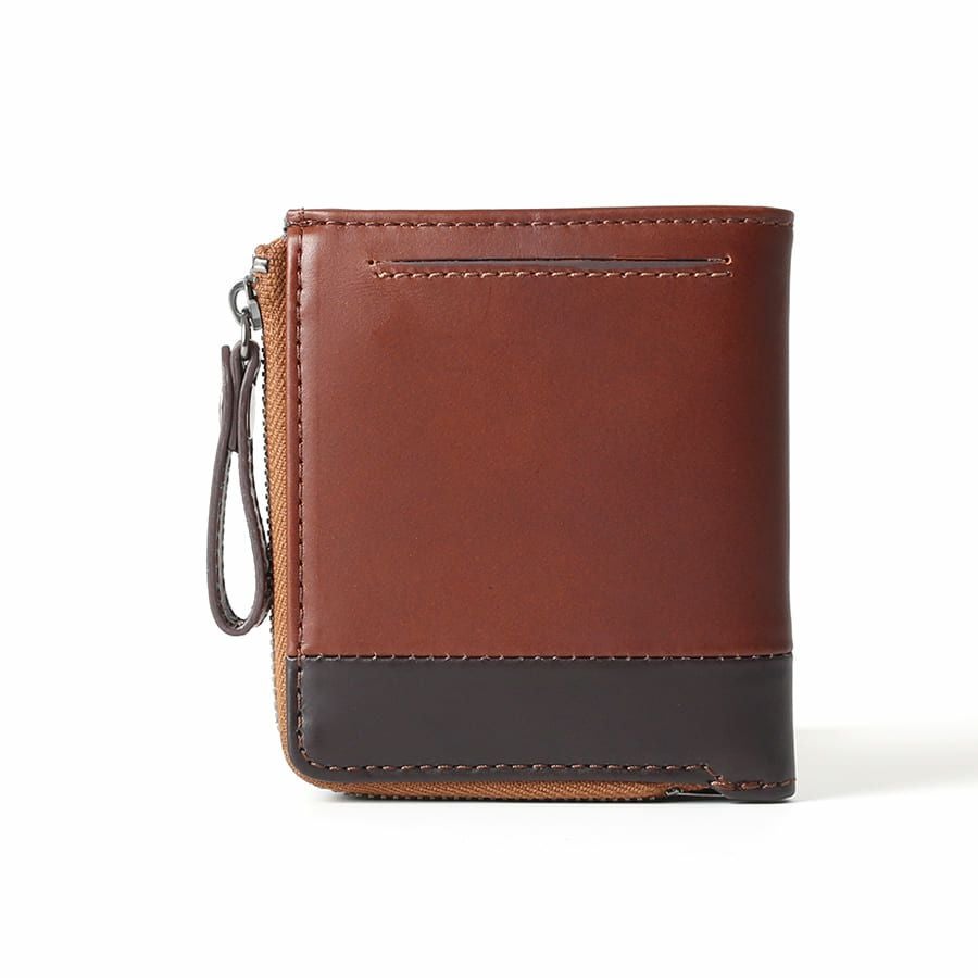 MOUSTACHE 二つ折り財布 プルアップ牛革×牛革 DDP-0422