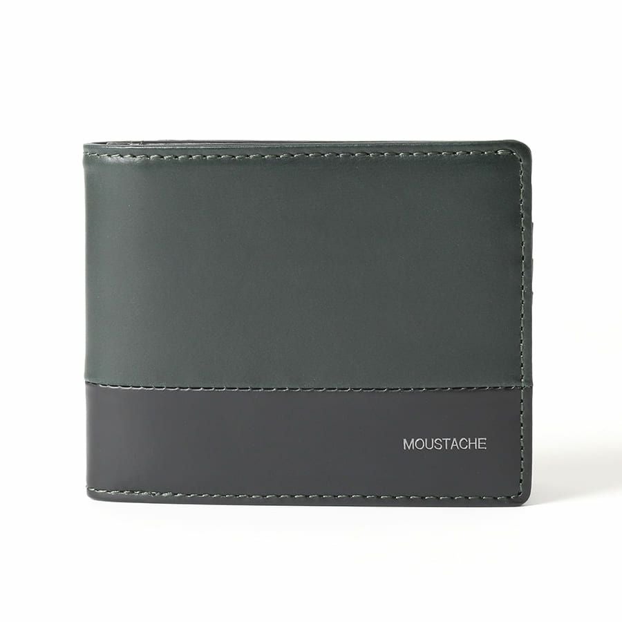 MOUSTACHE 二つ折り財布 プルアップ牛革×牛革 DDP-0423