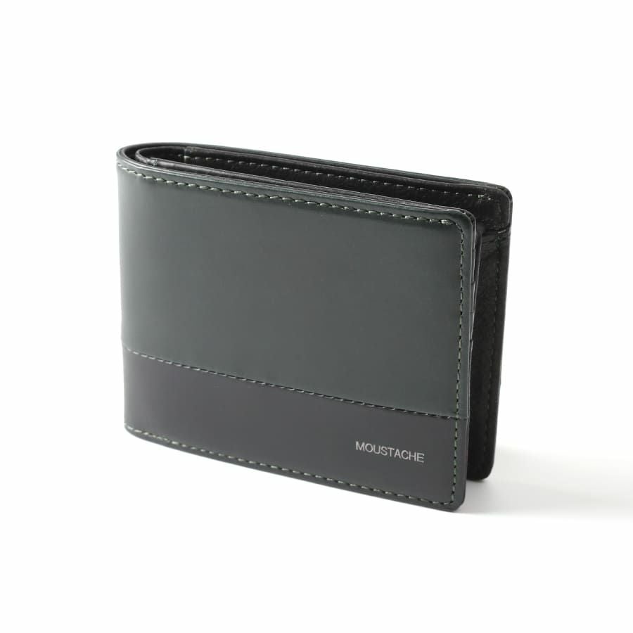 MOUSTACHE 二つ折り財布 プルアップ牛革×牛革 DDP-0423