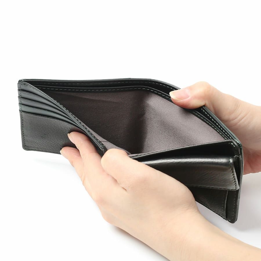 MOUSTACHE 二つ折り財布 プルアップ牛革×牛革 DDP-0423