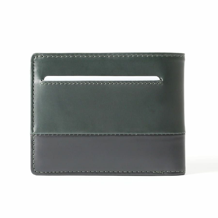 MOUSTACHE 二つ折り財布 プルアップ牛革×牛革 DDP-0423