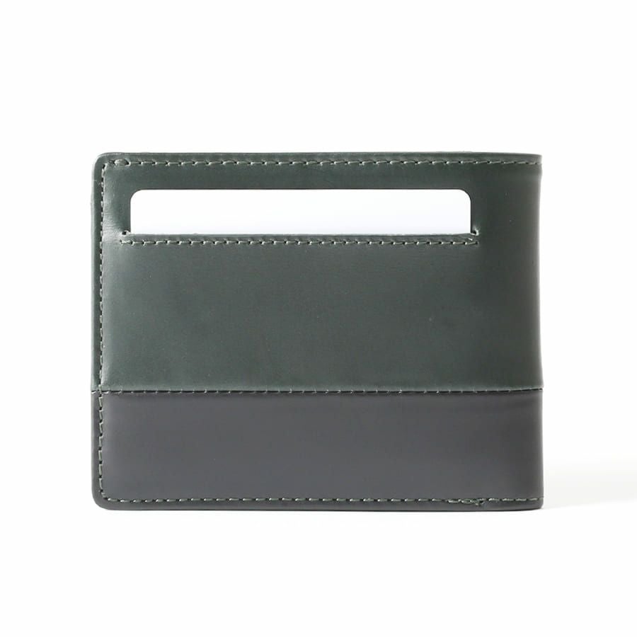 MOUSTACHE 二つ折り財布 プルアップ牛革×牛革 DDP-0423