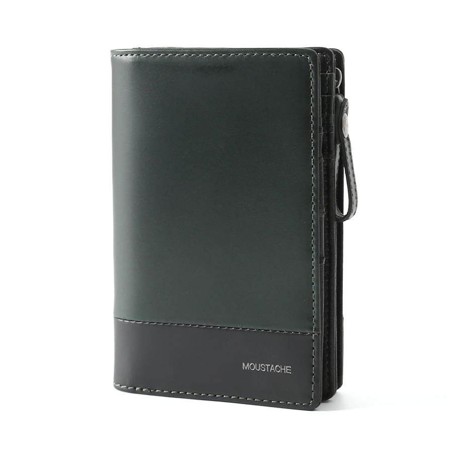 MOUSTACHE 深札入れ プルアップ牛革×牛革 DDP-0424