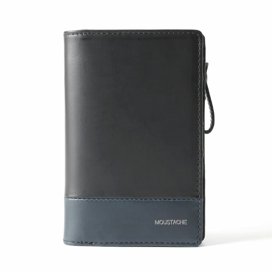 MOUSTACHE 深札入れ プルアップ牛革×牛革 DDP-0424