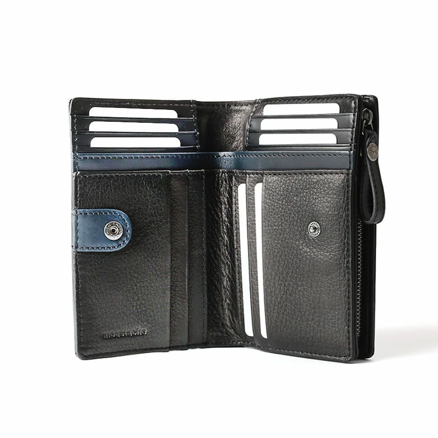 MOUSTACHE 深札入れ プルアップ牛革×牛革 DDP-0424