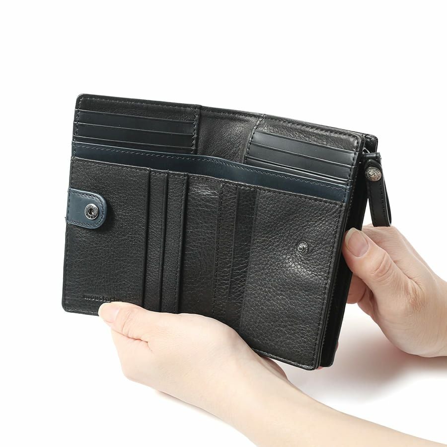 MOUSTACHE 深札入れ プルアップ牛革×牛革 DDP-0424