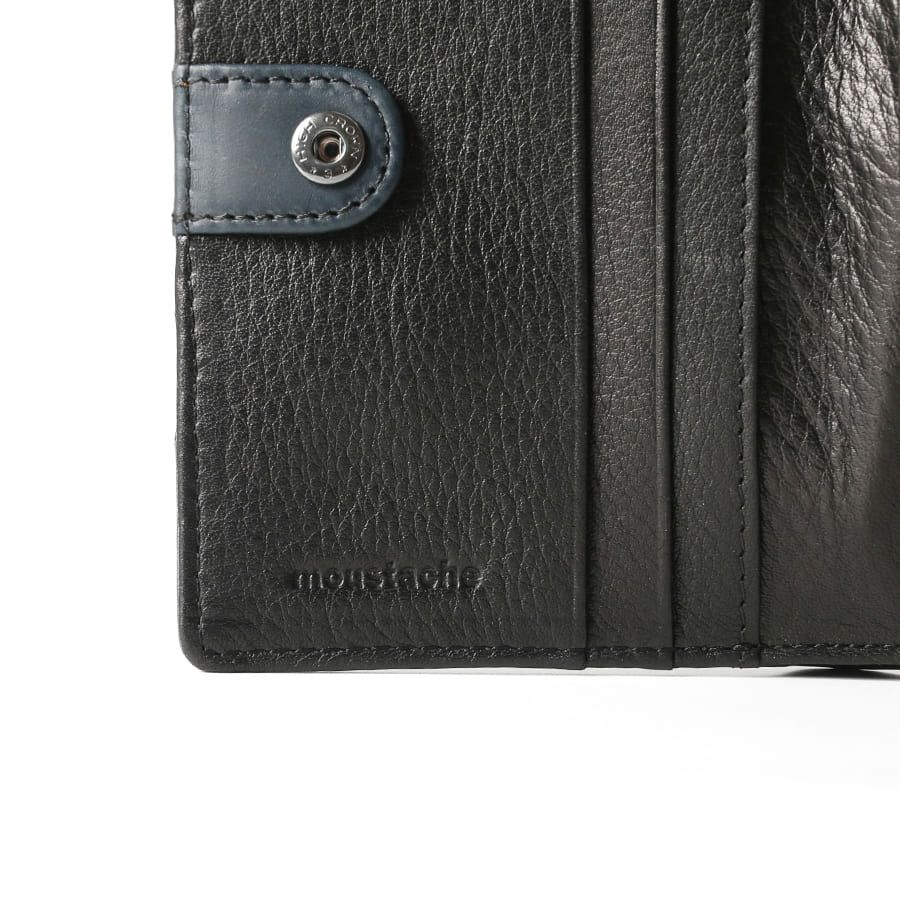 MOUSTACHE 深札入れ プルアップ牛革×牛革 DDP-0424