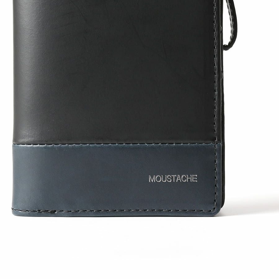 MOUSTACHE 深札入れ プルアップ牛革×牛革 DDP-0424