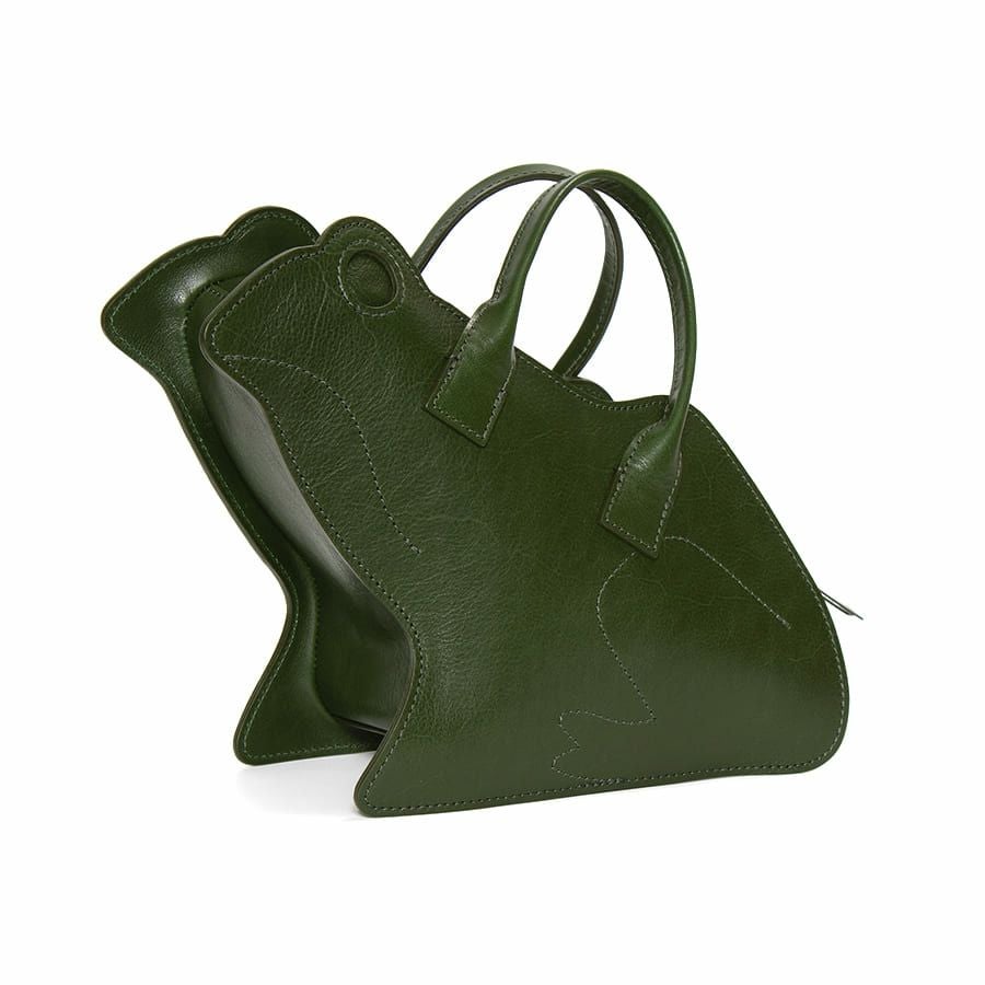 ESSENCE OF POISON カエル型ハンドバッグ 牛革 EFO-3225N