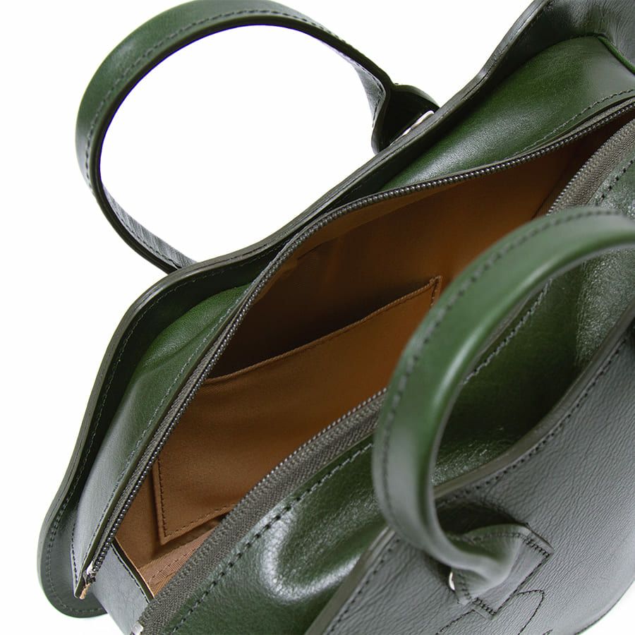 ESSENCE OF POISON カエル型ハンドバッグ 牛革 EFO-3225N