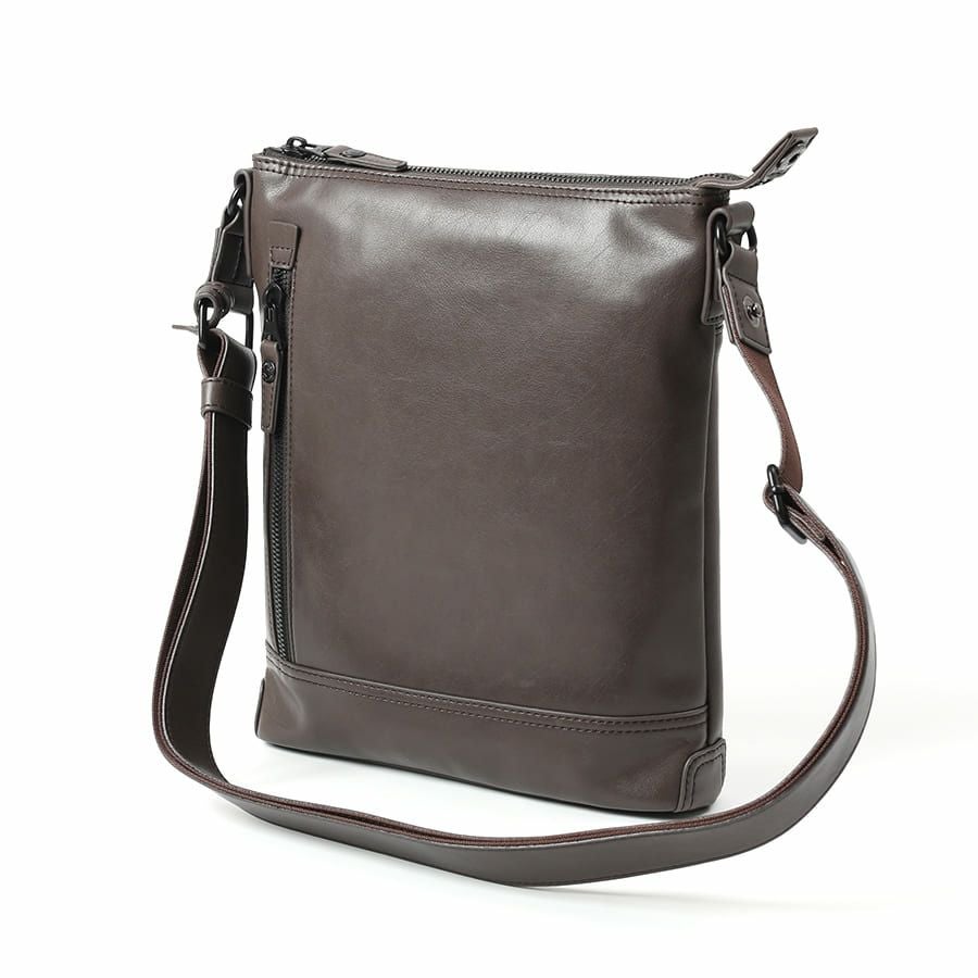 DOUBLES ショルダーバッグ ボンデッドレザーファイバ KGH-1080