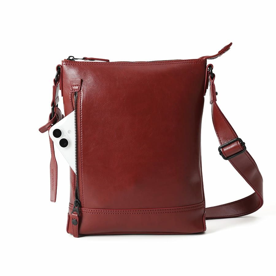 DOUBLES ショルダーバッグ ボンデッドレザーファイバ KGH-1080