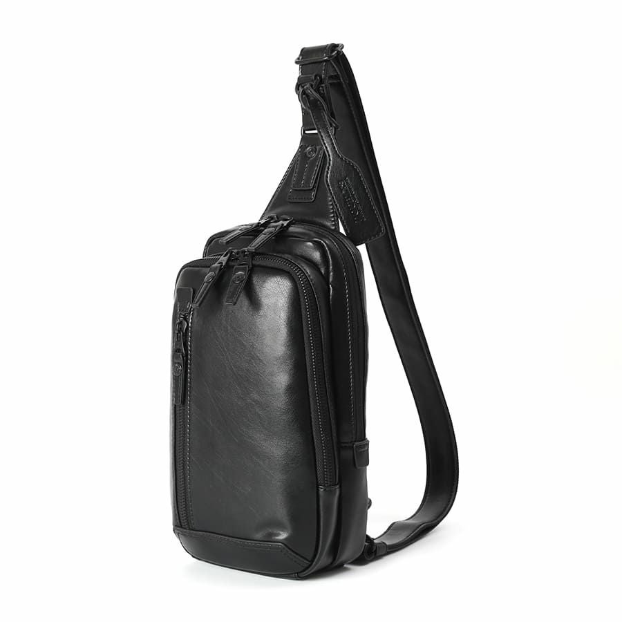 DOUBLES ボディバッグ ボンデッドレザーファイバ KGH-1081