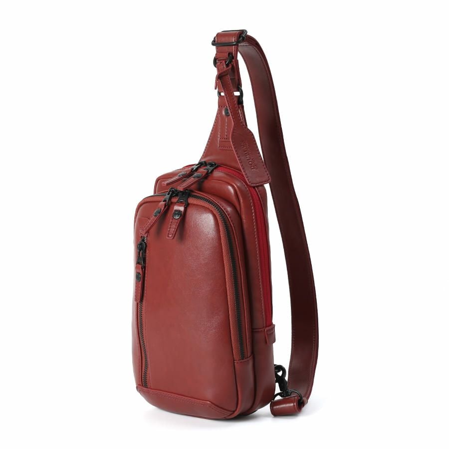 公式】 DOUBLES ボディバッグ ボンデッドレザーファイバ KGH-1081