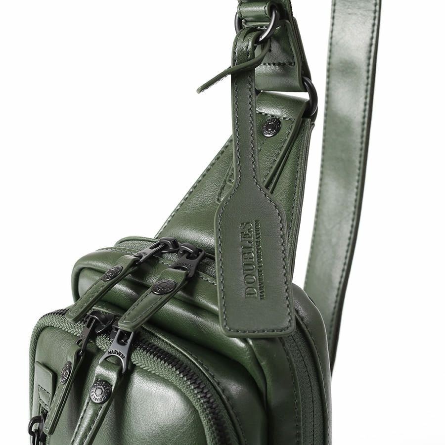 DOUBLES ボディバッグ ボンデッドレザーファイバ KGH-1081