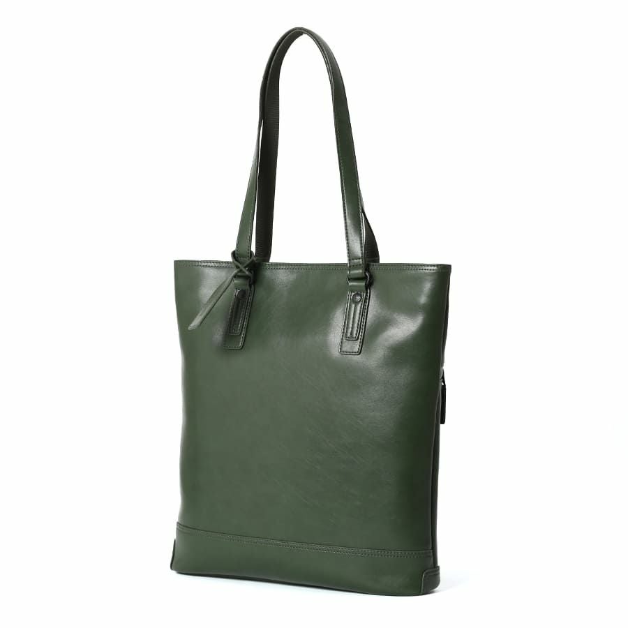 DOUBLES 薄マチ縦型トートバッグ ボンデッドレザーファイバ KGH-1082