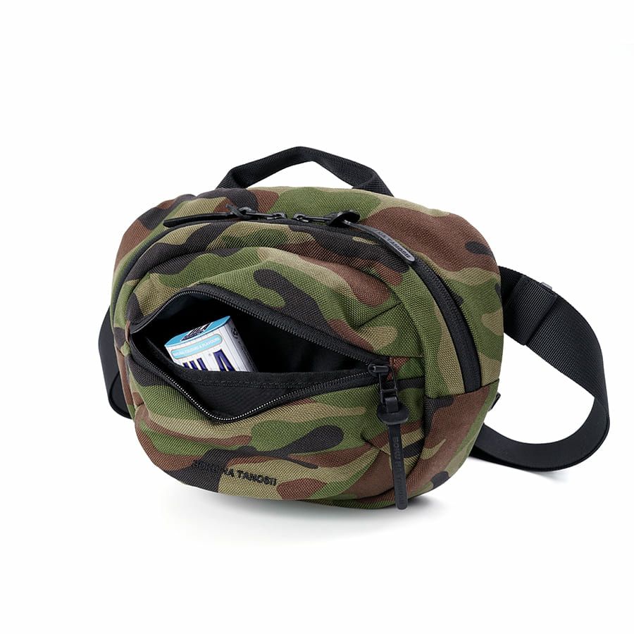 BOKU HA TANOSII ボディバッグ、ウエストバッグ コーデュラナイロン×牛革 JBG-2002