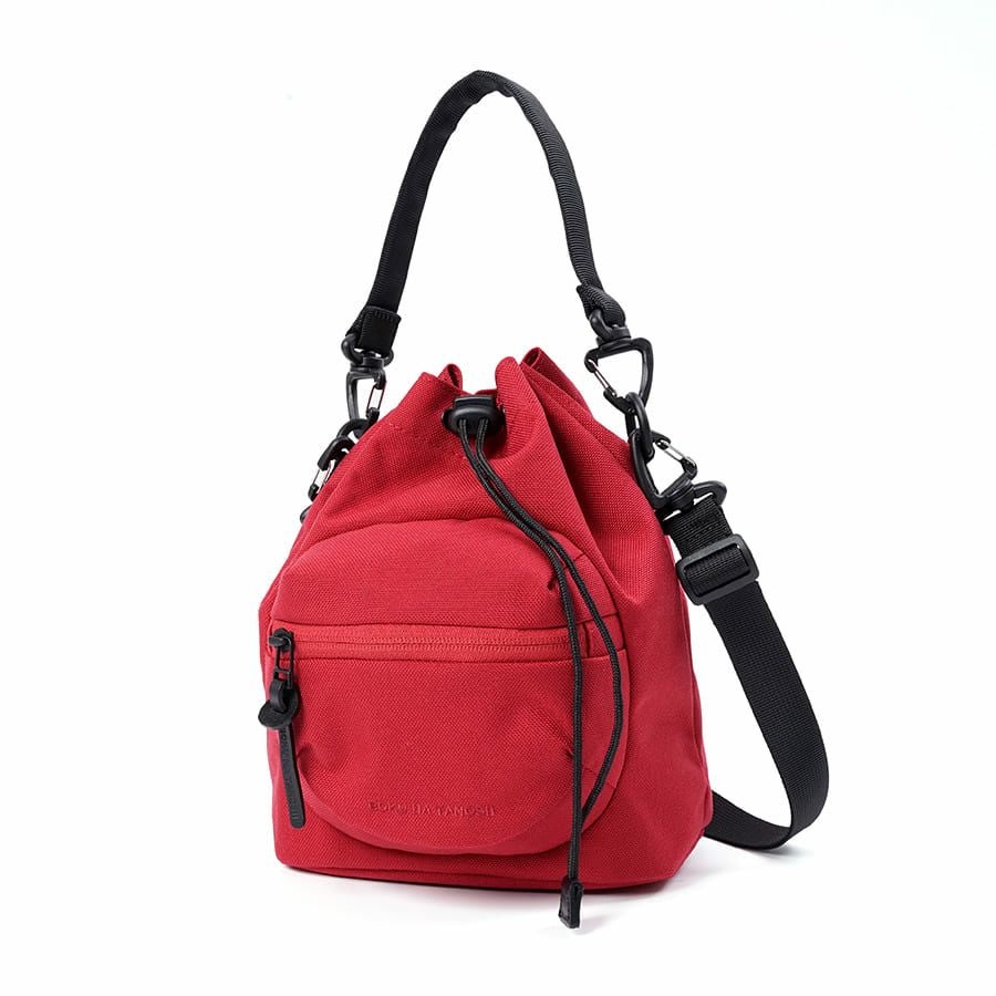 BOKU HA TANOSII 巾着2wayショルダーバッグ コーデュラナイロン×牛革 JBG-2003