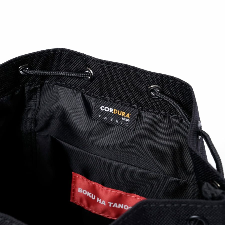 BOKU HA TANOSII 巾着2wayショルダーバッグ コーデュラナイロン×牛革 JBG-2003