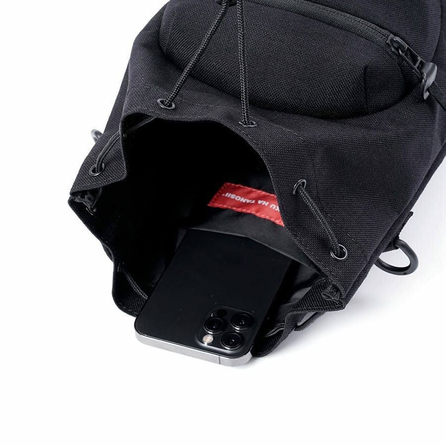 BOKU HA TANOSII 巾着2wayショルダーバッグ コーデュラナイロン×牛革 JBG-2003