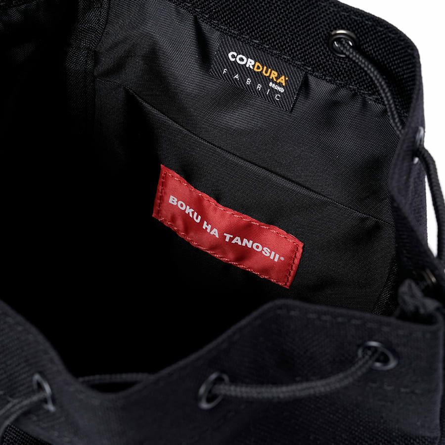 BOKU HA TANOSII 巾着2wayショルダーバッグ コーデュラナイロン×牛革 JBG-2003