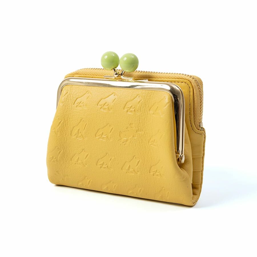 ESSENCE OF POISON 【WEB限定】【カエル】がま口二つ折り財布 牛革 DES-3502N