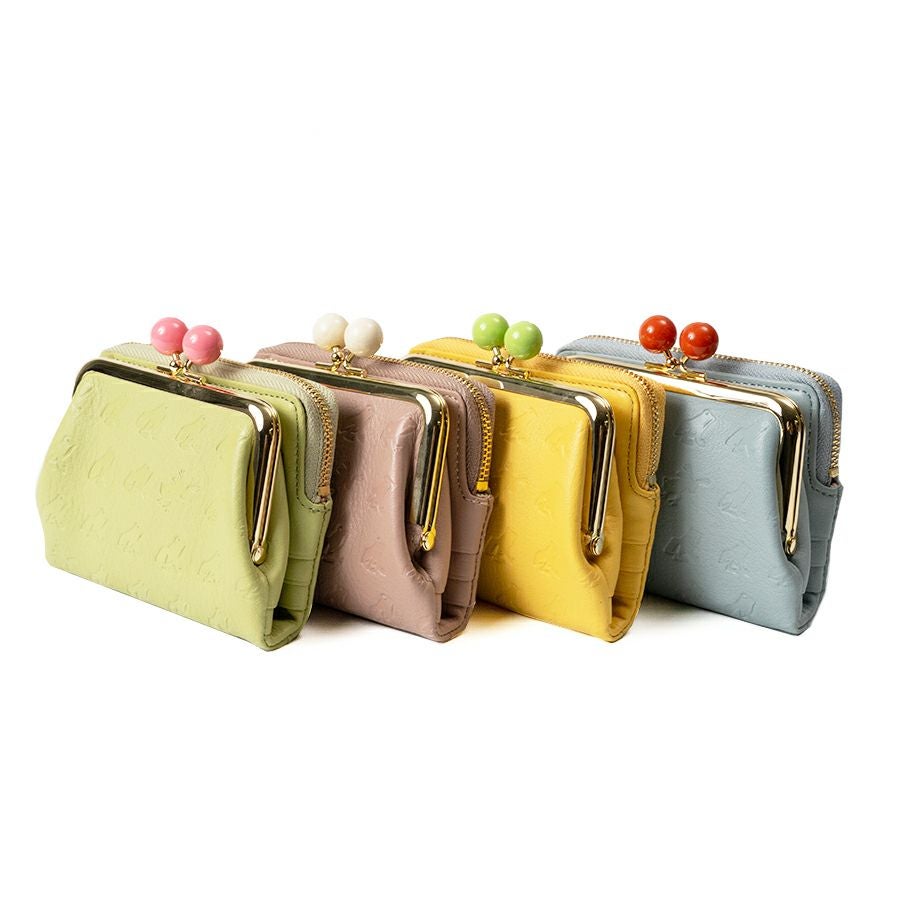 ESSENCE OF POISON 【WEB限定】【カエル】がま口二つ折り財布 牛革 DES-3502N