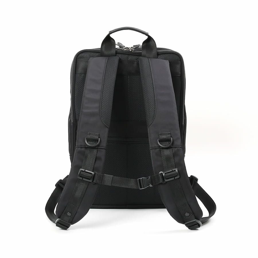 moustache on time ビジネスリュック 高密度ナイロンツイル×イタリアンヌメ牛革 BNO-2870