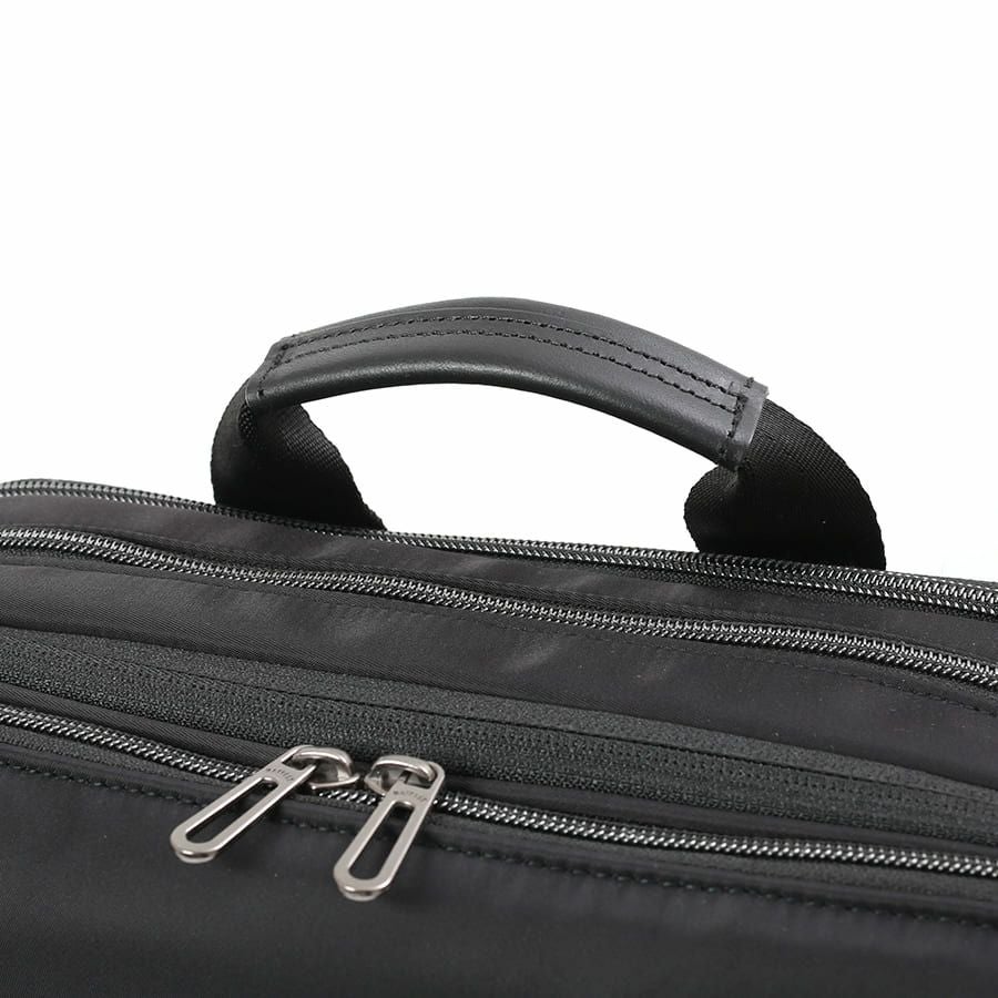 moustache on time ビジネスリュック 高密度ナイロンツイル×イタリアンヌメ牛革 BNO-2870