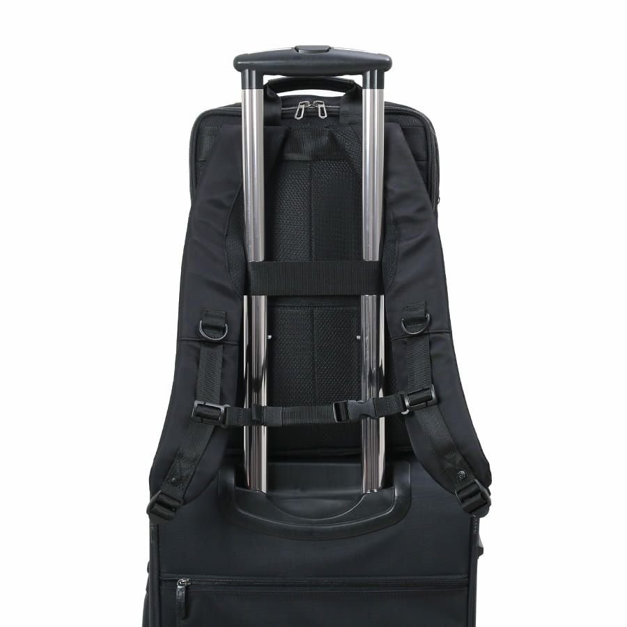 moustache on time ビジネスリュック 高密度ナイロンツイル×イタリアンヌメ牛革 BNO-2870