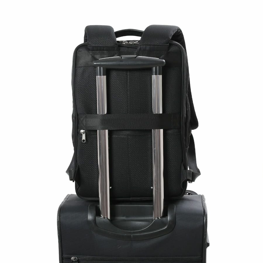 moustache on time ビジネスリュック 高密度ナイロンツイル×イタリアンヌメ牛革 BNO-2870