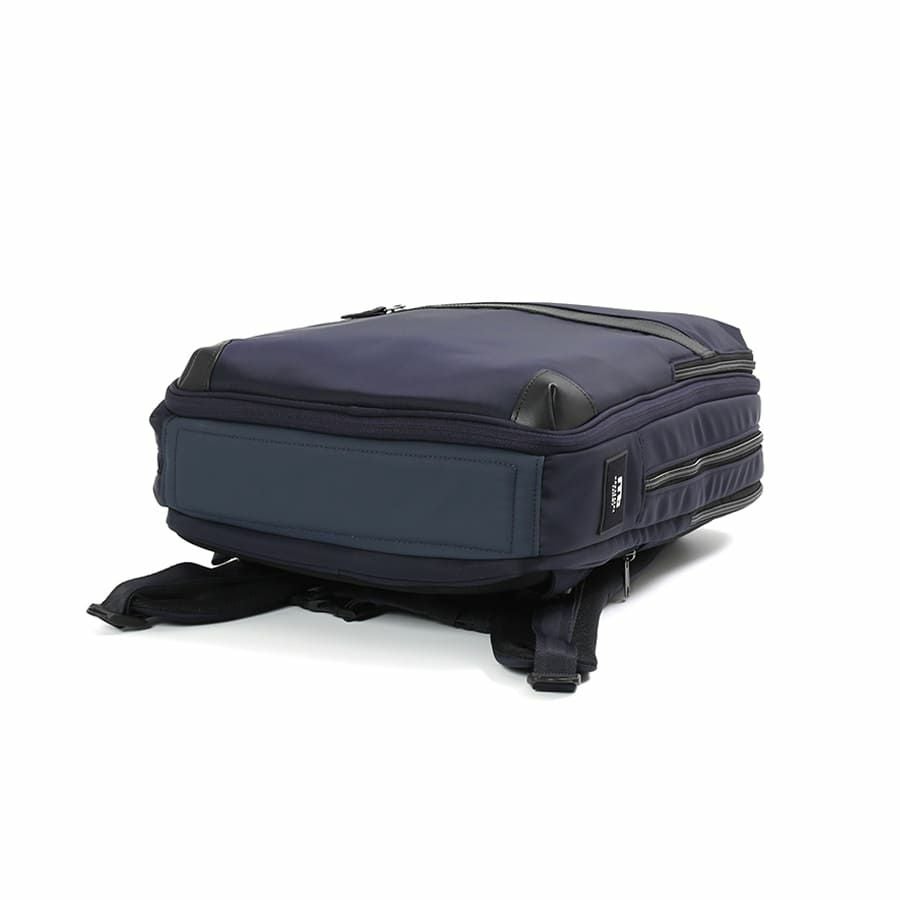 moustache on time ビジネスリュック 高密度ナイロンツイル×イタリアンヌメ牛革 BNO-2871