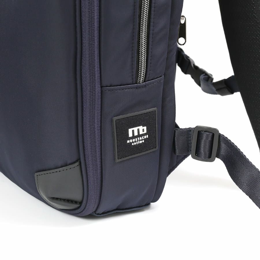 moustache on time ビジネスリュック 高密度ナイロンツイル×イタリアンヌメ牛革 BNO-2871