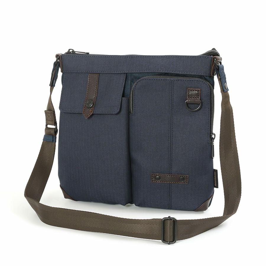 MOUSTACHE ショルダーバッグ ヘリンボーンポリエステル JHP-4182