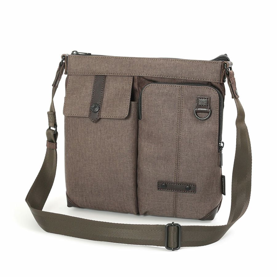 公式】 MOUSTACHE ショルダーバッグ ヘリンボーンポリエステル JHP