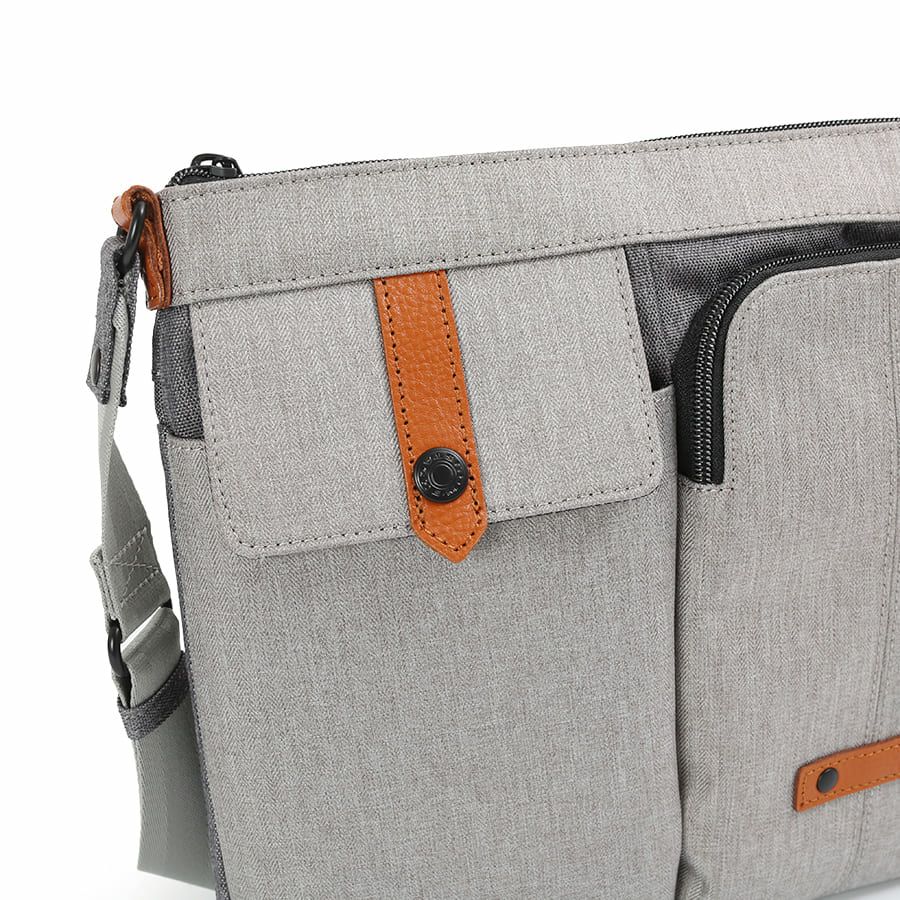 MOUSTACHE ショルダーバッグ ヘリンボーンポリエステル JHP-4182