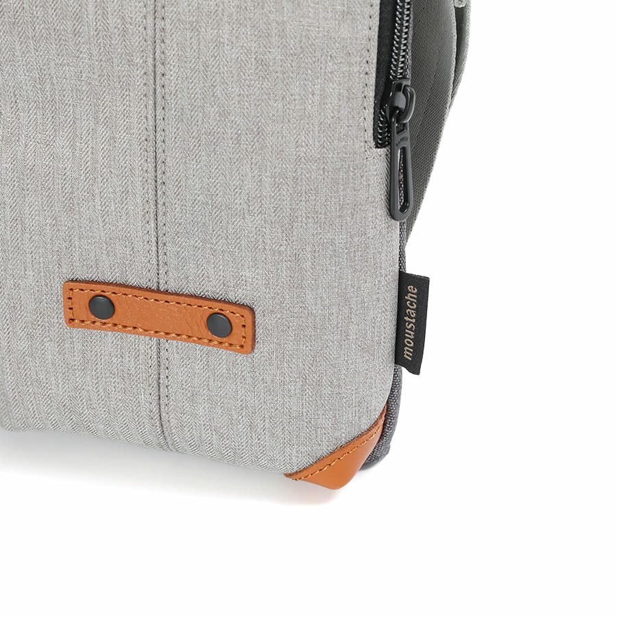 MOUSTACHE ショルダーバッグ ヘリンボーンポリエステル JHP-4182