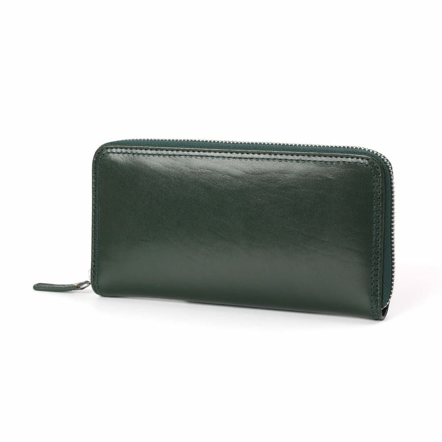 DOUBLES ラウンドファスナー長財布 イタリアン牛革 XAL-7673