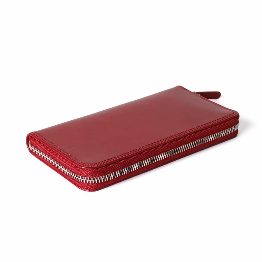 DOUBLES ラウンドファスナー長財布 イタリアン牛革 XAL-7673