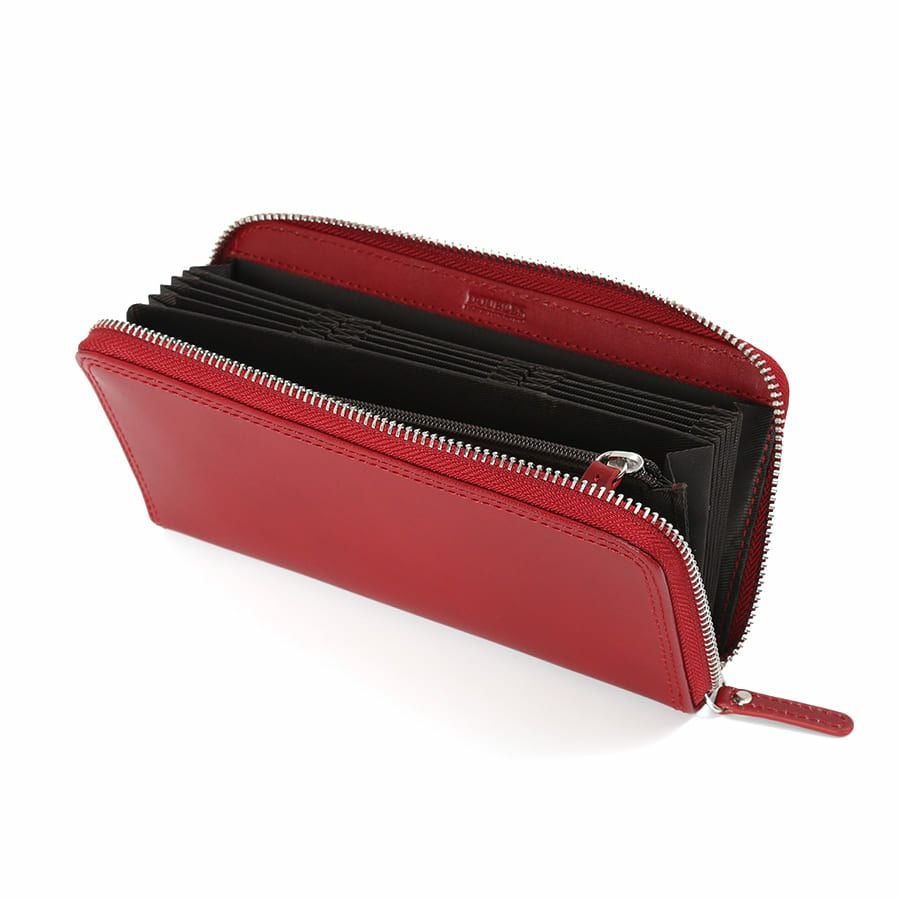 公式】 DOUBLES ラウンドファスナー長財布 イタリアン牛革 XAL-7673