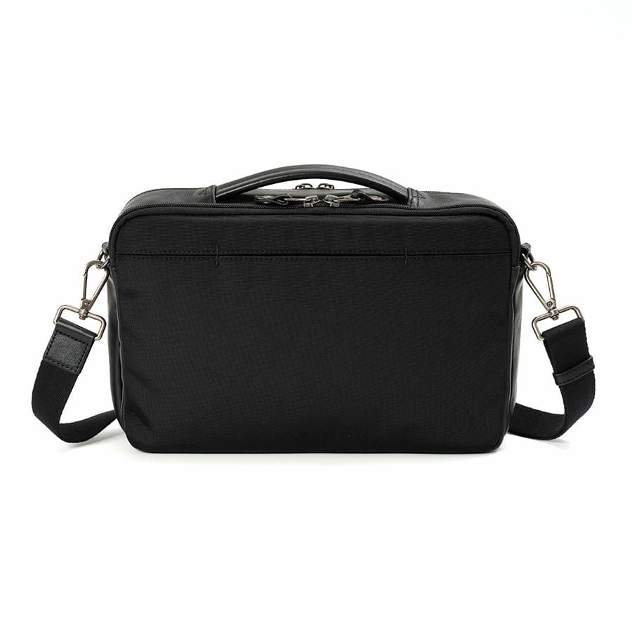 DOUBLES 2WAYクラッチショルダーバッグ 牛革×ポリエステル KWW-1345